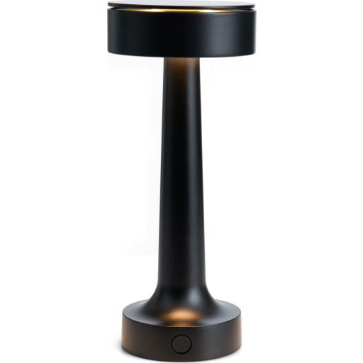 Antidark Buddy Genopladelig Bordlampe Sort