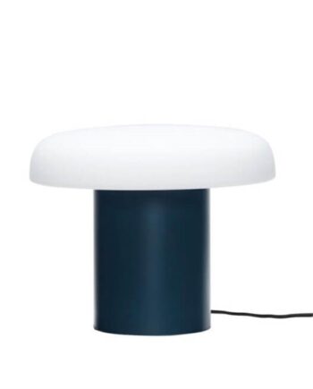 Ateliers Bordlampe Mørkeblå Hvid