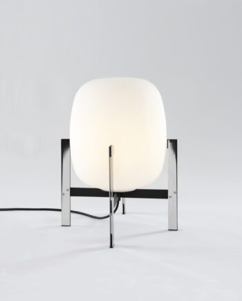 Cesta Metlica Bordlampe Læderhåndtag