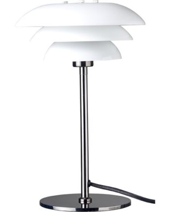 Dyberg Larsen Dl20 Bordlampe Krom Opal