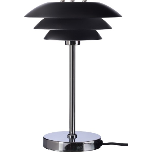 Dyberg Larsen Dl20 Bordlampe Krom Sort