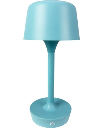 Dyberg Larsen Flow Genopladelig Bordlampe Lyseblå