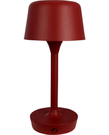 Dyberg Larsen Flow Genopladelig Bordlampe Rød