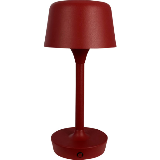 Dyberg Larsen Flow Genopladelig Bordlampe Rød