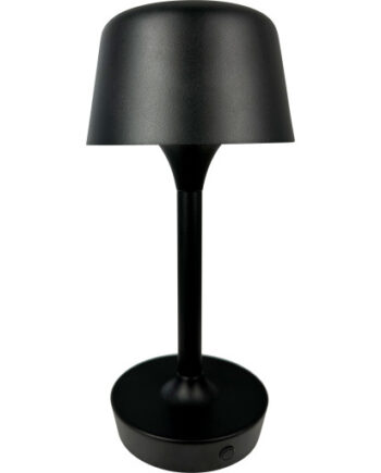Dyberg Larsen Flow Genopladelig Bordlampe Sort
