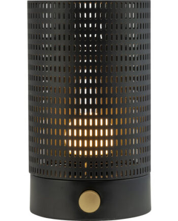 Dyberg Larsen Mesh Genopladelig Bordlampe Sort
