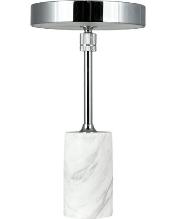 Dyberg Larsen Starlight Genopladelig Bordlampe Hvid Marmor