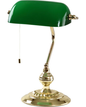 Eglo Banker Bordlampe Grøn Messing