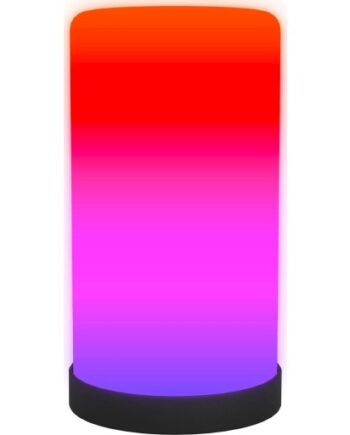 Eglo Cylinder Bordlampe Med Farvet Lys   Mikrofon