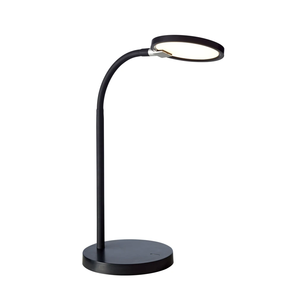 Fleksibel Led Bordlampe Med Fod Sort Nielsen Light