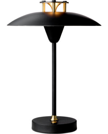 Halo Design Mini Stepp Genopladelig Bordlampe Sort