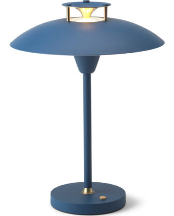 Halo Design Stepp Genopladelig Bordlampe Blå