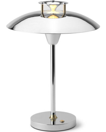 Halo Design Stepp Genopladelig Bordlampe Krom