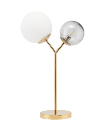 House Doctor Bordlampe Twice Messing