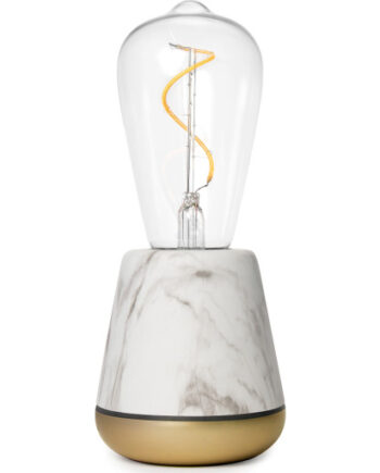 Humble One Smart Genopladelig Bordlampe Hvid Marmor