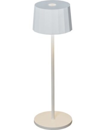 Konstsmide Positano Genopladelig Udendørs Bordlampe Hvid