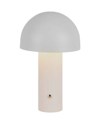 Led Bordlampe 1800mah Batteri ø150x250 3i1 Hvid Hus Dæmpbar : Dæmper Indbygget Kulør :