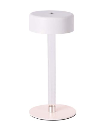 Led Bordlampe D120x255 3i1 Hvidgennemsigtig Midterstolpe Kulør :