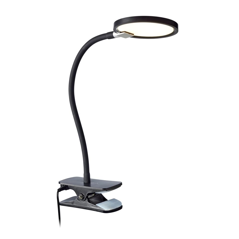 Led Bordlampe Med Klemme Sort Nielsen Light