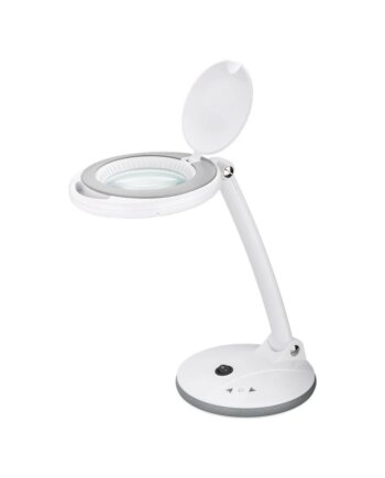 Led Luplampe Hvid Bordlampe