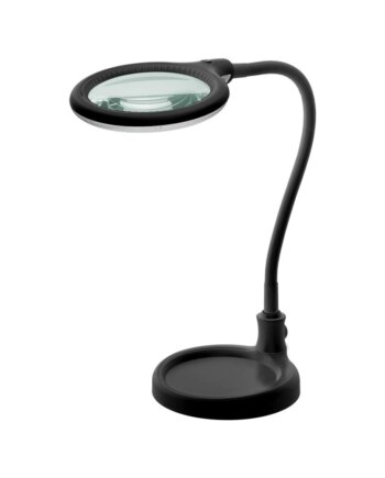 Led Luplampe Svanehals Sort Bordlampe Klemme