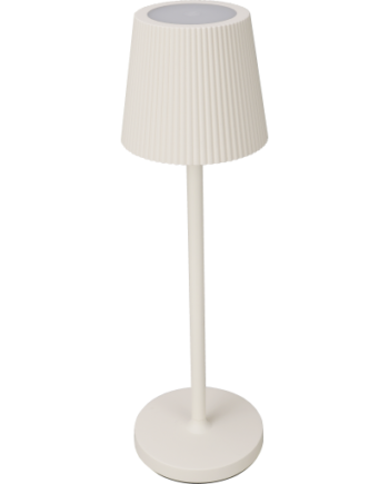 Lumenlight Lucca Genopladelig Bordlampe Hvid