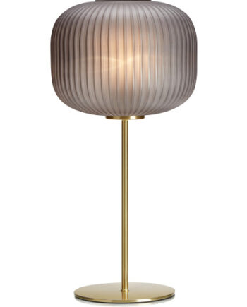 Marksljd Sober Bordlampe Messing Røgfarvet
