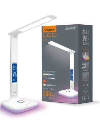 Nairobi Bordlampe Led Dæmpbar Hvid 230v 490lm Dæmpbar : Step Kulør : Neutral