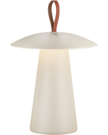Nordlux Ara Genopladelig Udendørs Bordlampe Beige