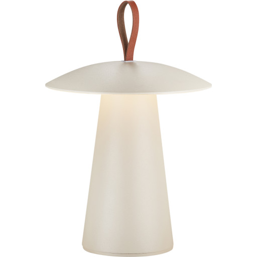 Nordlux Ara Genopladelig Udendørs Bordlampe Beige
