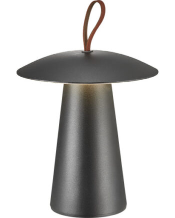 Nordlux Ara Genopladelig Udendørs Bordlampe Sort