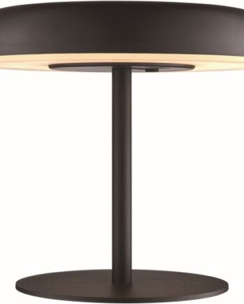 Nordlux Elmer Genopladelig   Solcelle Bordlampe Sort