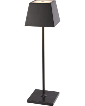 Nordtronic Conexos Genopladelig Bordlampe Sort