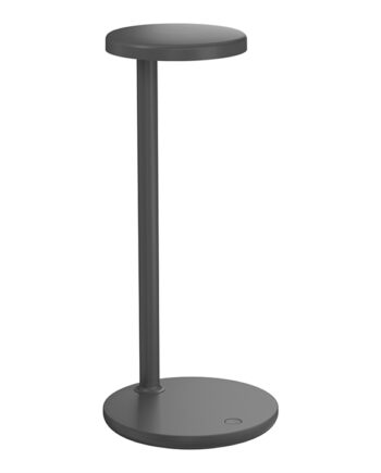 Oblique Bordlampe Mat Antrasit