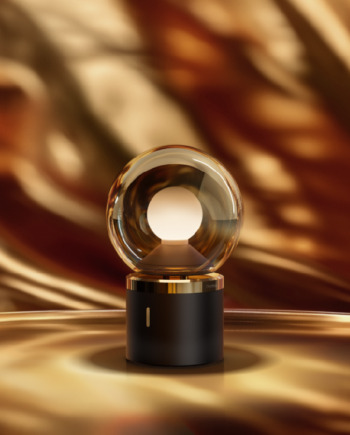 Occhio Luna Pura Batterilampe Gold
