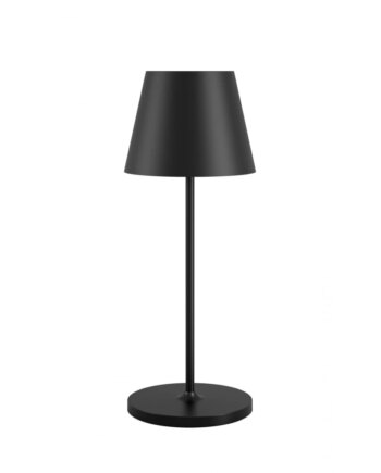Opladelig Bordlampe Udendørs 2200k 2700k Ra90 Dæmpbar Ip54 Sort Calida Nano