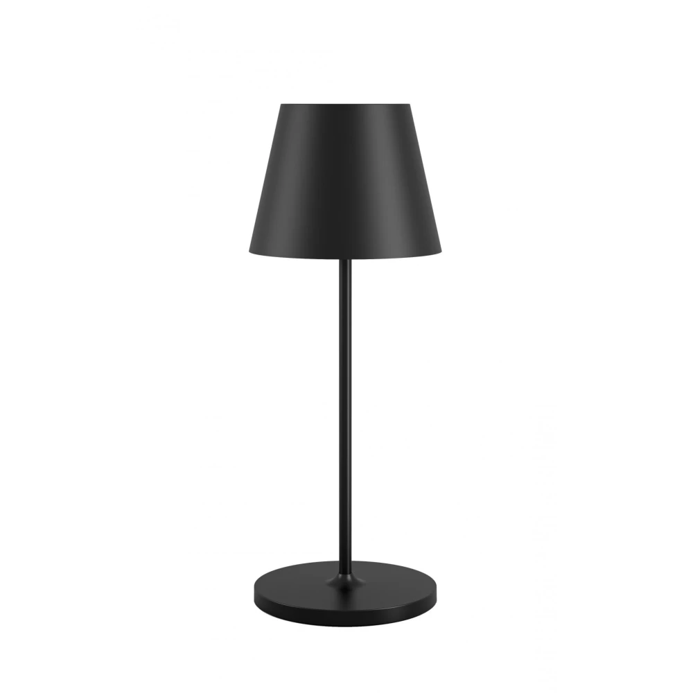 Opladelig Bordlampe Udendørs 2200k 2700k Ra90 Dæmpbar Ip54 Sort Calida Nano