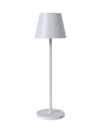 Opladelig Bordlampe Udendørs 2700k Ra97 Dæmpbar Hvid Calida Mini