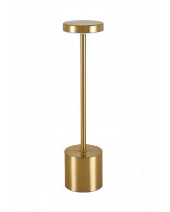Opladelig Led Bordlampe Guld Touch Dæmpbar Cct Ip20 Dæmpbar : Dæmpbar Kulør : Cct Varm Til Kold Hvid