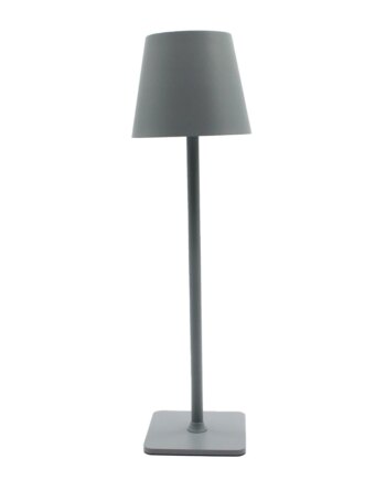 Opladelig Led Bordlampe Inde Ude Grå Touch Dæmpbar Cct Ip54 Udendørs Dæmpbar : Dæmpbar Kulør : Cct Varm Til Kold Hvid