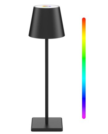 Opladelig Led Bordlampe Inde Ude Rgbcct Touch Dæmpbar Ip54 Udendørs Dæmpbar : Dæmpbar Kulør : Rgb