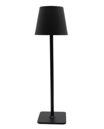 Opladelig Led Bordlampe Inde Ude Sort Touch Dæmpbar Cct Ip54 Udendørs Dæmpbar : Dæmpbar Kulør : Cct Varm Til Kold Hvid
