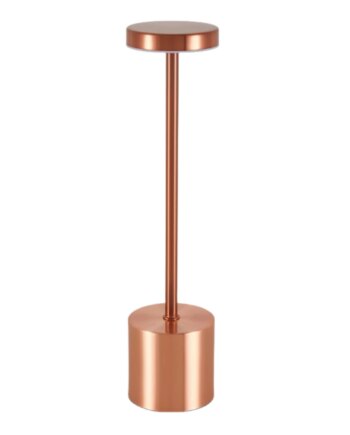 Opladelig Led Bordlampe Kobber Touch Dæmpbar Cct Ip20 Dæmpbar : Dæmpbar Kulør : Cct Varm Til Kold Hvid