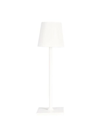 Opladelig Led Mini Bordlampe Hvid 24cm Touch Dæmpbar Ip54 Dæmpbar : Dæmpbar Kulør : Varm