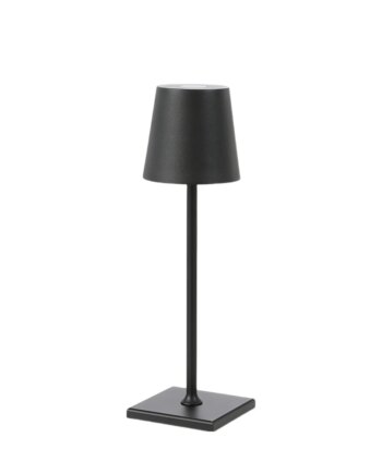 Opladelig Led Mini Bordlampe Sort Touch Dæmpbar Ip54 Dæmpbar : Dæmpbar Kulør : Varm