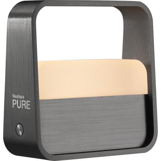 Paul Neuhaus Pure Akku Genopladelig Bordlampe Antracit