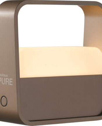 Paul Neuhaus Pure Akku Genopladelig Bordlampe Brun