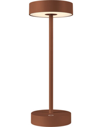 Slv Vinolina Genopladelig Bordlampe Rustfarvet