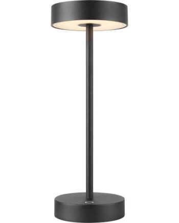 Slv Vinolina Genopladelig Bordlampe Sort