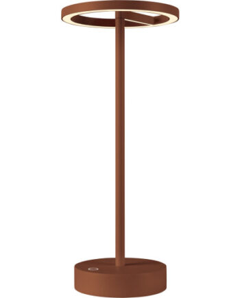 Slv Vinolina One Genopladelig Bordlampe Rustfarvet
